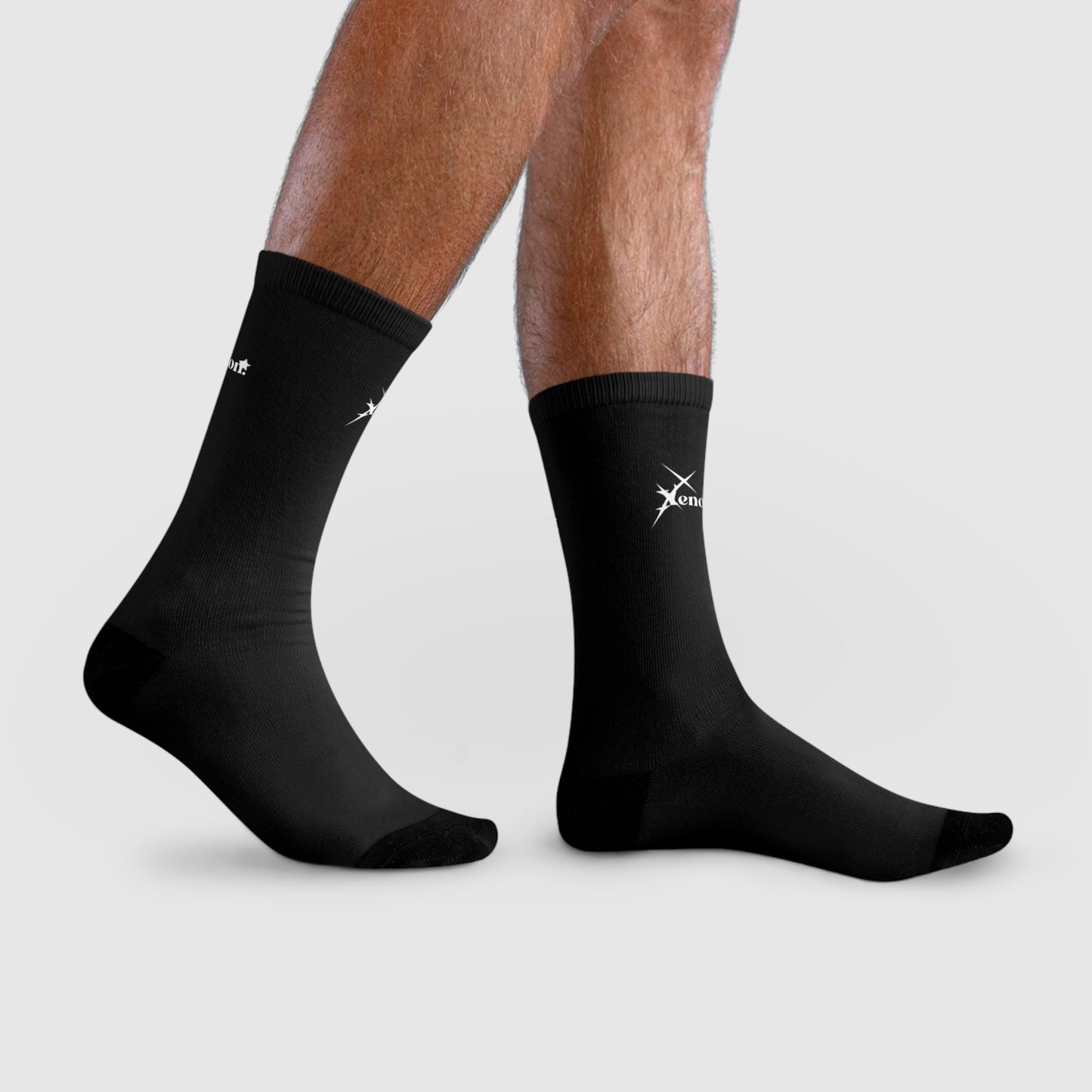 XENON. SOCKS BLACK