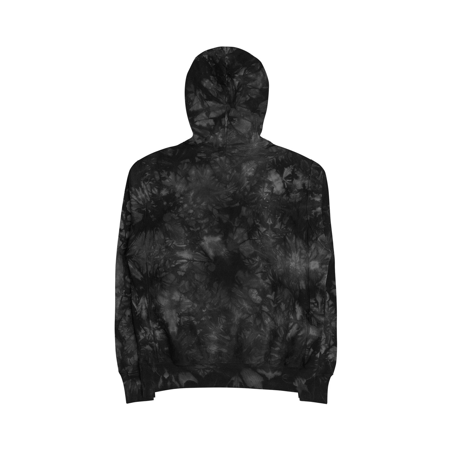 XENON. X CHAMPION TIE-DYE HOODIE BLACK