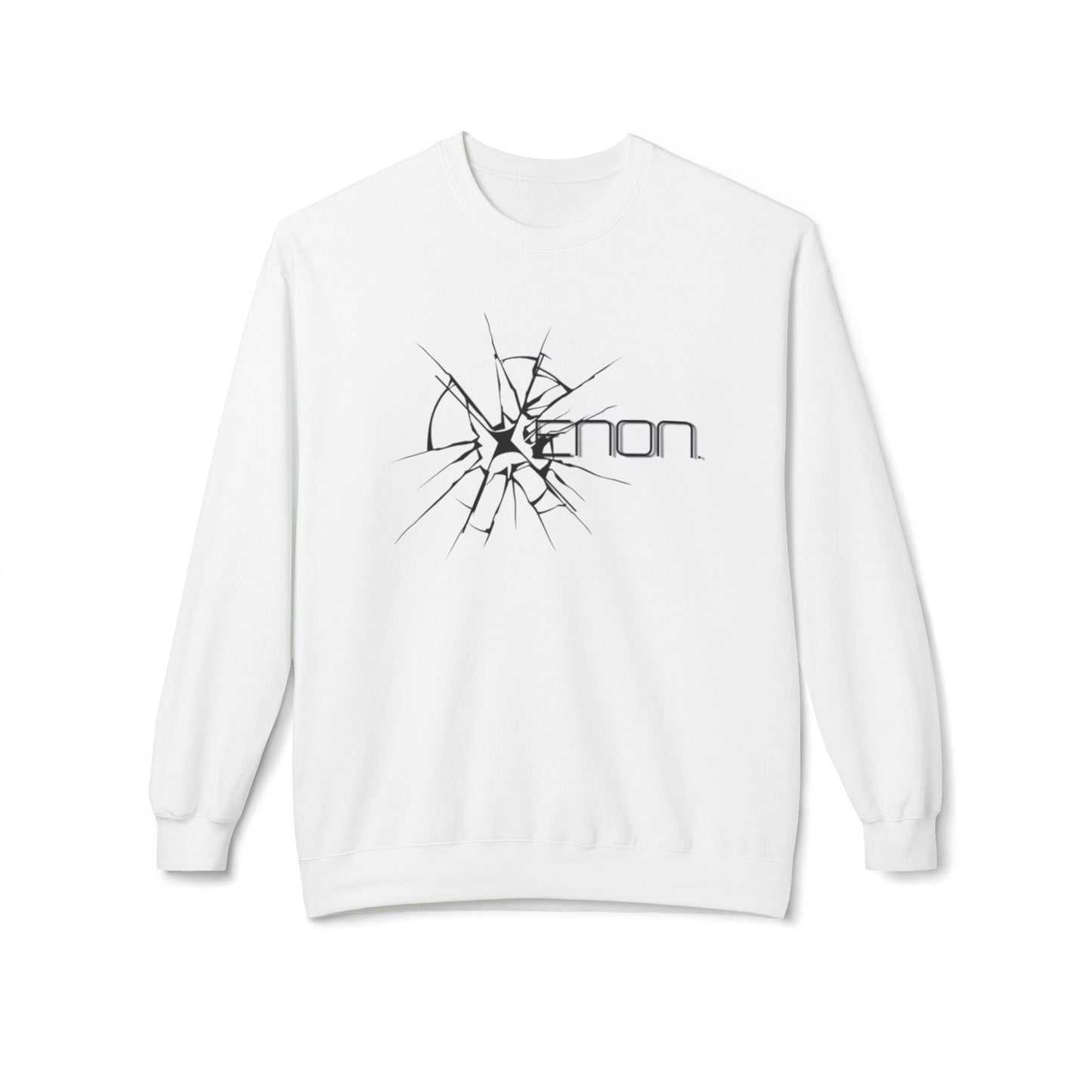 XENON. BROKEN WINDOW SWEATSHIRT WHITE