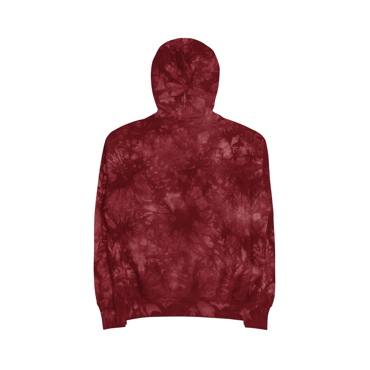 XENON. X CHAMPION TIE-DYE HOODIE RED