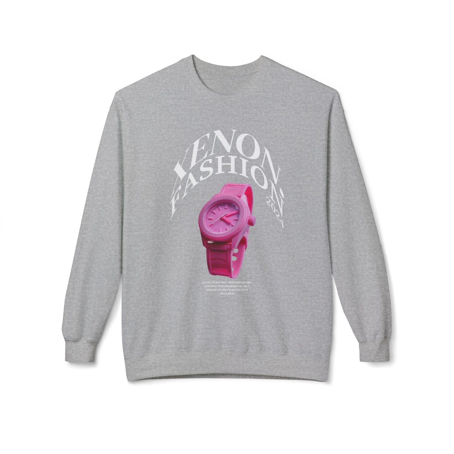 XENON. PINK WATCH SWEATSHIRT SPORT GREY