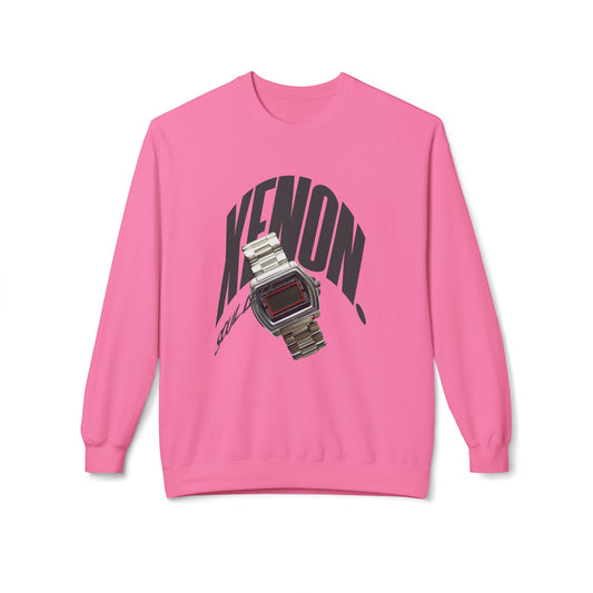 XENON. GREY CASIO SWETSHIRT PINK LEMONADE