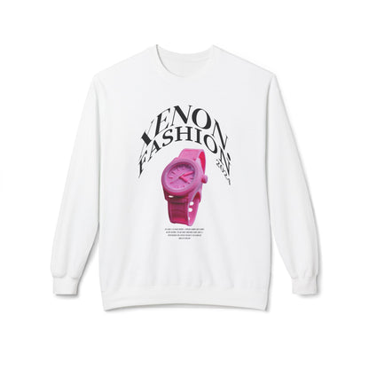 XENON. PINK WATCH SWEATSHIRT WHITE