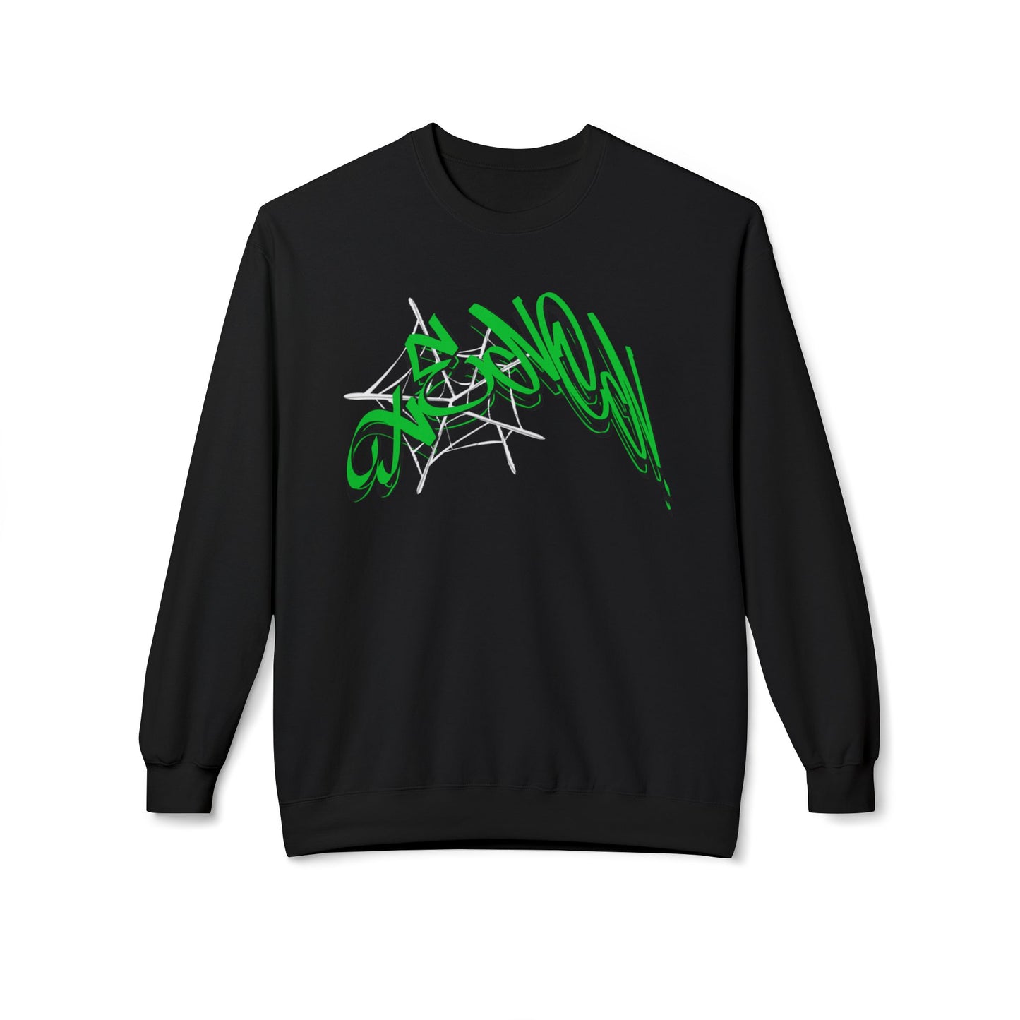 XENON. COBWEB SWEATSHIRT BLACK