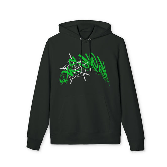 XENNON. COBWEB HOODIE BLACK