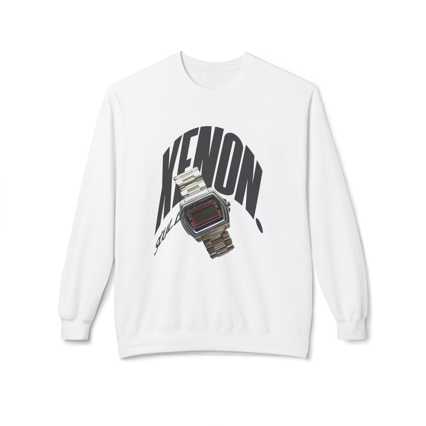 XENON. GRAY CASIO SWEATSHIRT WHITE