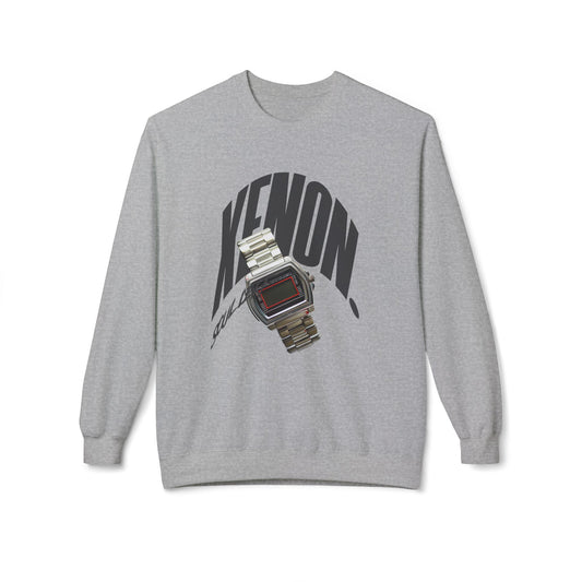 XENON. GREY CASIO SWEATSHIRT HEATHER GREY