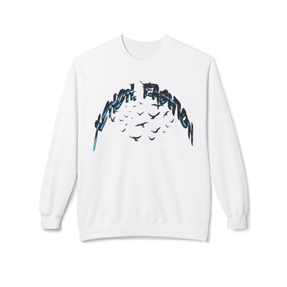 XENON. BIRDS SWEATSHIRT WHITE