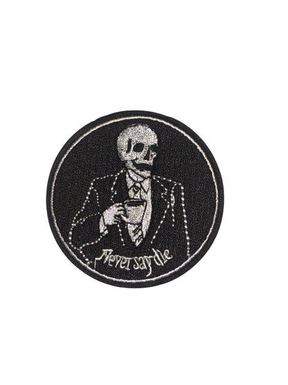 IRON-ON PATCH NEVER SAY DIE