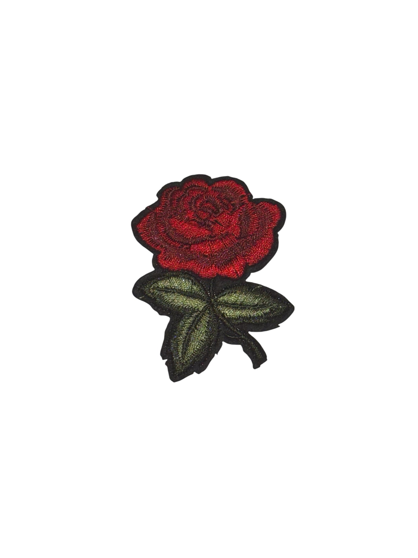 IRON-ON PATCH REALISTIC ROSE